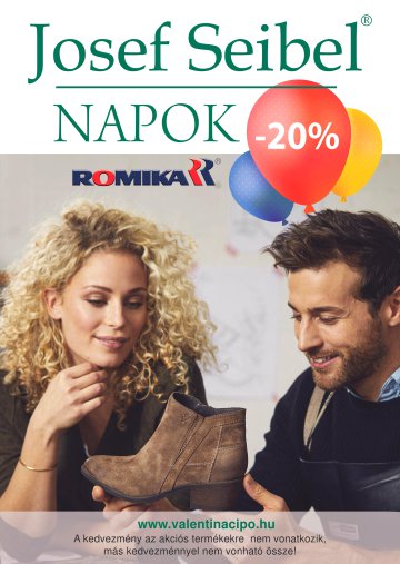Josef Seibel napokat tartunk csütörtöktől szombatig!