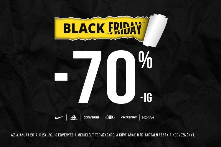 Black Friday a Sportfactoryban