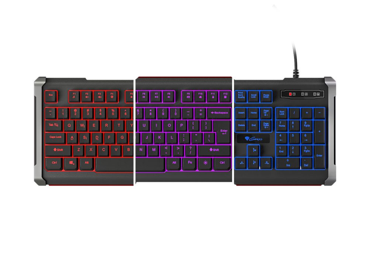 Natec Genesis Rhod 400 RGB HU gaming billentyűzet NKG-0993
