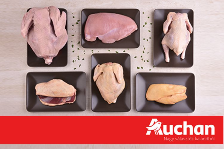 Ünnepi húskínálat az Auchantól