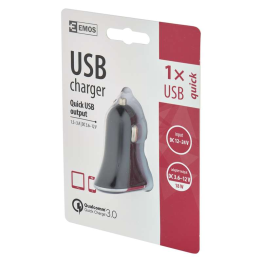 Univerzális autós usb töltő 3A