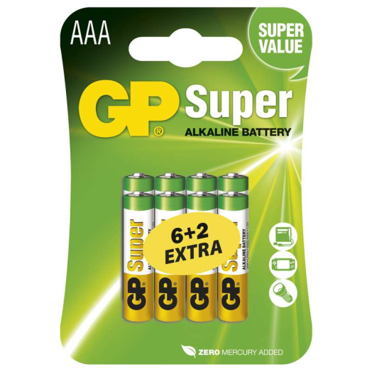 GP super elem AAA 6+2db