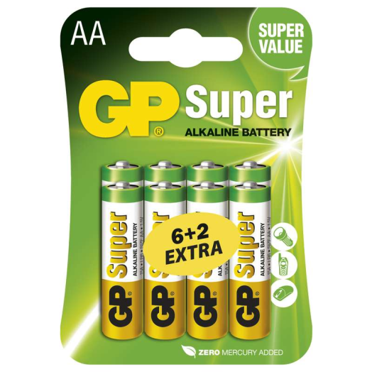 GP super elem AA 6+2db