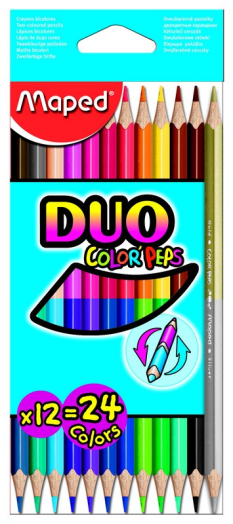 Maped 'Color Peps Duo' Színes ceruza 12 db-os