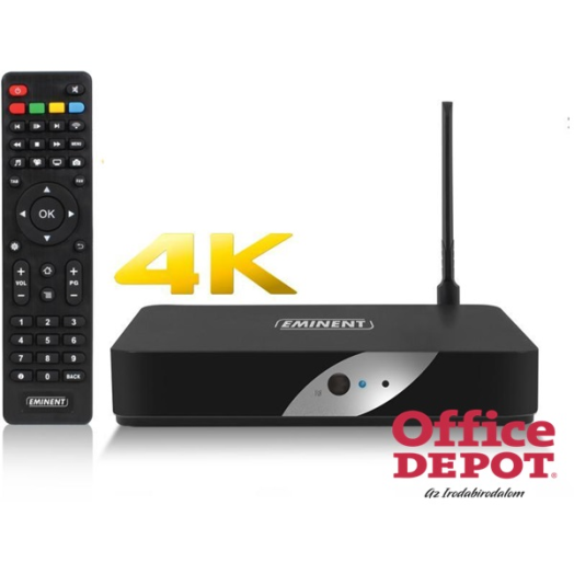 Eminent EM7680 LibreELEC Kodival működtetett media player