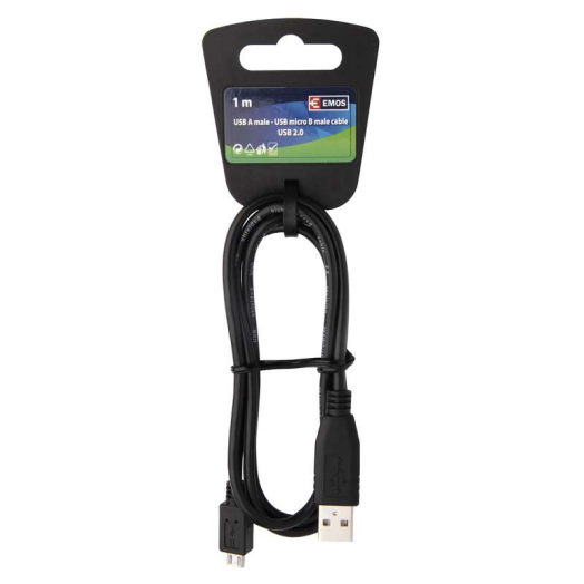 Kábel USB A - micro B 1M