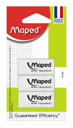 Maped Technic-Mini radír 3 db/csomag