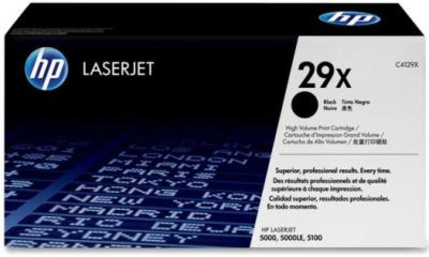 HP C4129X/29X toner, fekete