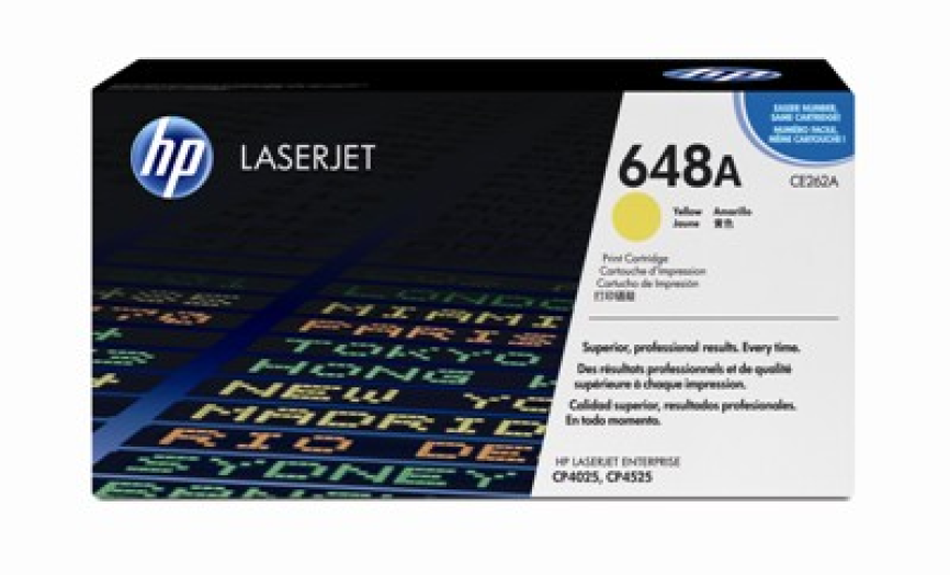 HP CE262A toner, sárga