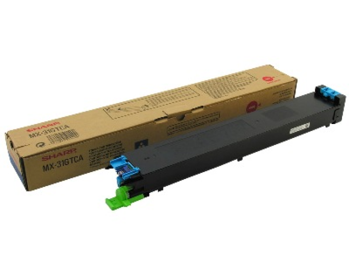 Sharp MX-31GTCA toner, cián