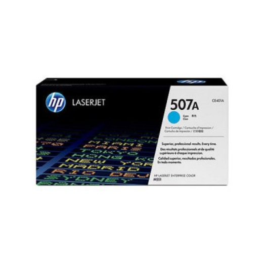 HP CE401A/507A toner, cián