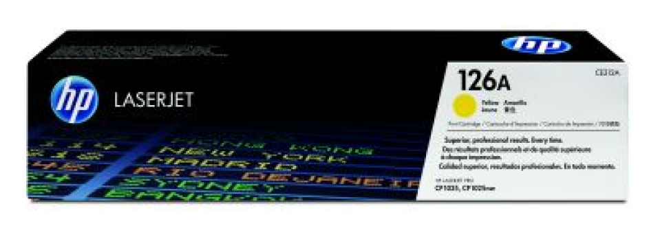 HP CE312A/126A toner, sárga