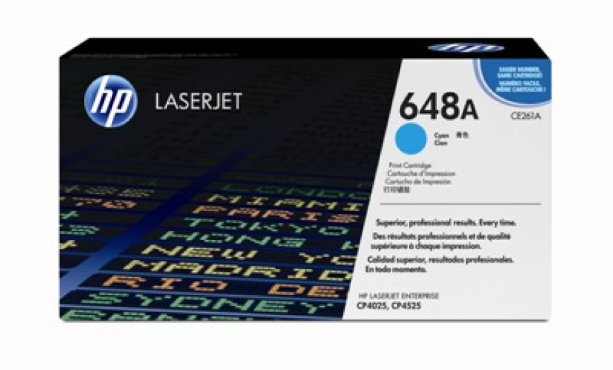 HP CE261A toner, cián