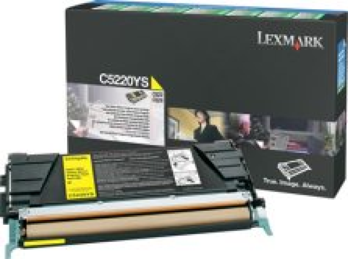 Lexmark 00C5220YS toner, sárga