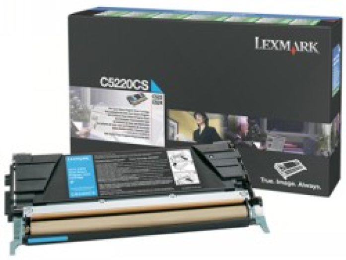 Lexmark 00C5220CS toner, cián