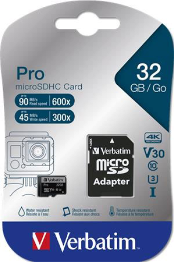 Verbatim 32GB SDHC CL10 UHS-I PRO memóriakártya