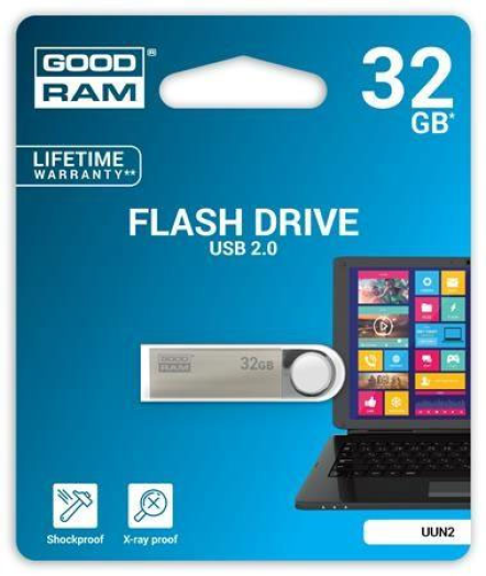Pendrive 32GB GOODRAM UNITY USB2.0, fémház