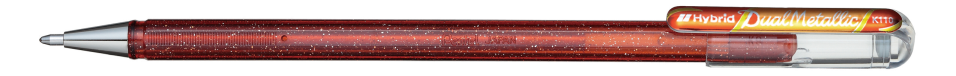 Pentel K110 Metallic kupakos rollerirón