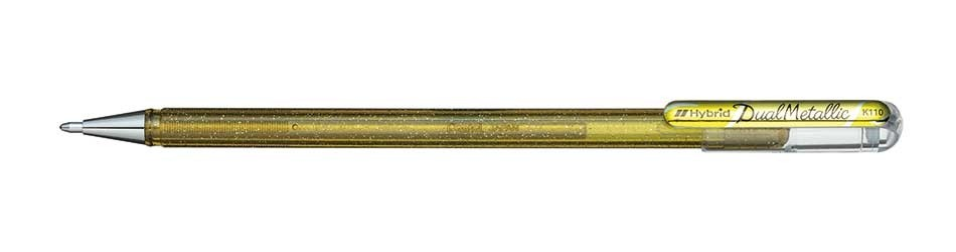 Pentel K110 Metallic kupakos rollerirón