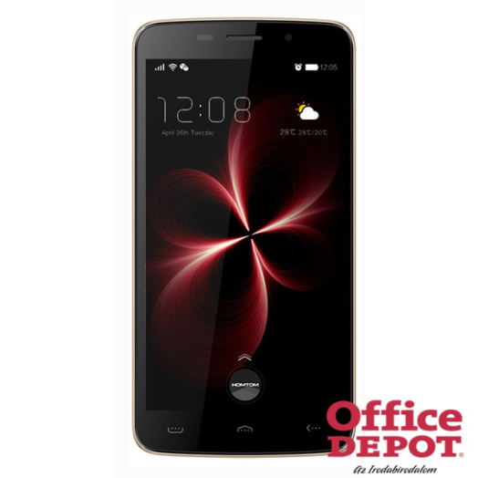 Homtom HT17 PRO 5,5" LTE 16GB Dual SIM arany okostelefon