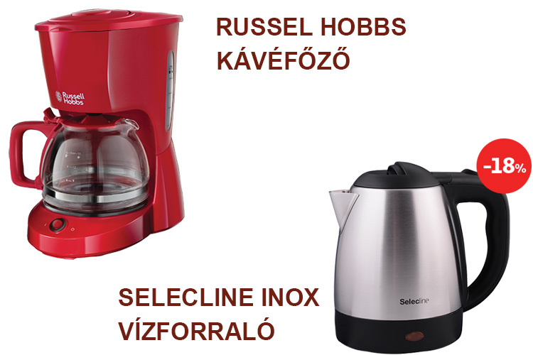 russel-hobbs-selecline-kávéfőző-akció-auchan