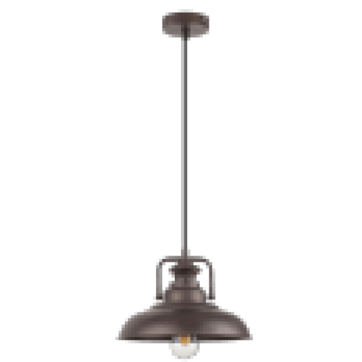 2930 Kyle, indusztriális stílusú kávébarna függeszték E27 Max 60W barna