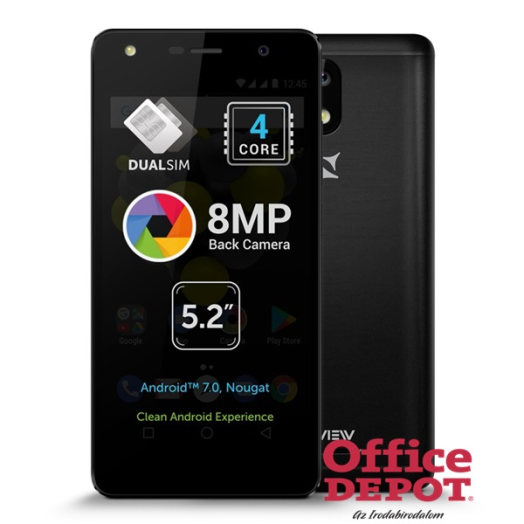 Allview A9 Lite 5,2" 3G 8GB Dual SIM fekete okostelefon