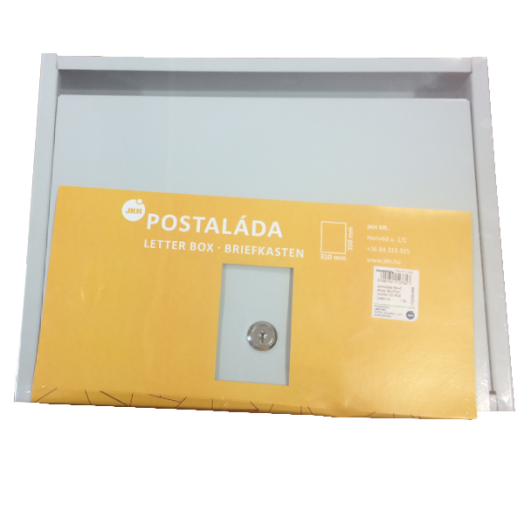 POSTALÁDA 35X27CM                   FEKVŐ, ZÁRAS, SZÜRKE