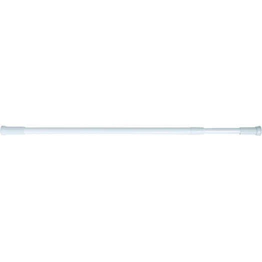 ZUHANYFÜGGÖNY RÚD, 140-200CM FEHÉR, ALUMINIUM