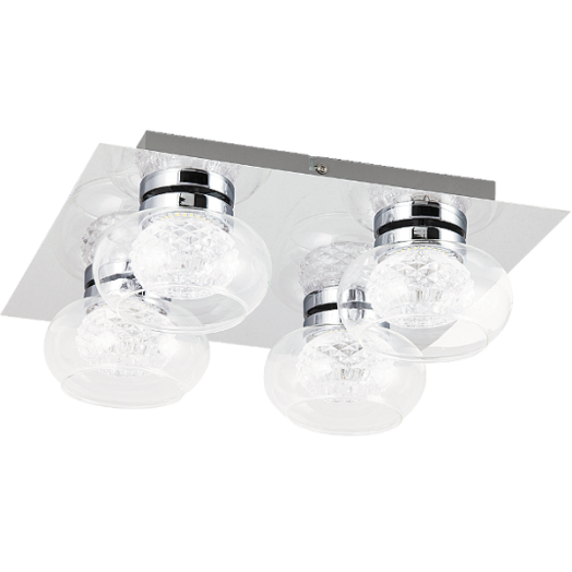 KARISSA 4-ES SPOT LED 4X4,8W KRÓM