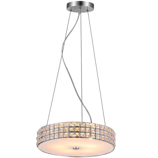 KRISTÁLY MENNYEZETI LÁMPA 4XE14 40W 51CM