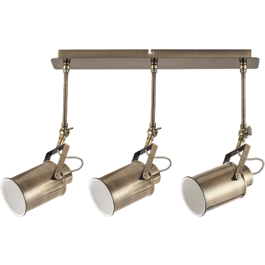 PETER SPOTLÁMPA E27 3X60W ANTIK BRONZ