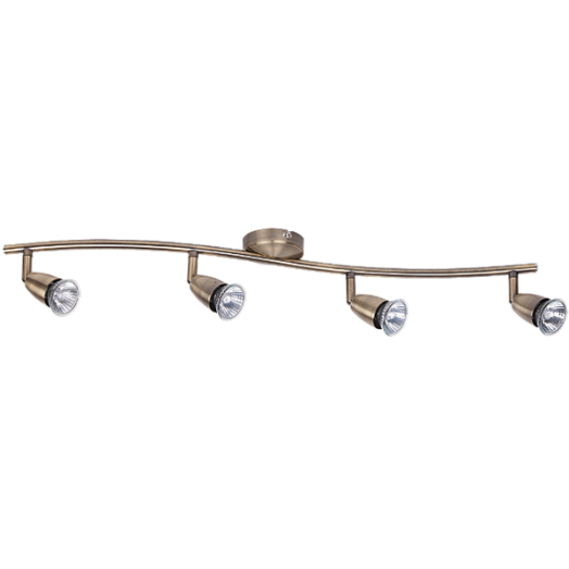 NORMAN SPOT 4XGU10 50W BRONZ, FÉNYFORRÁS NÉLKÜL