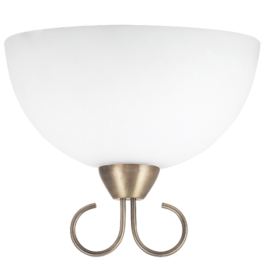 AURELIA FALI LÁMPA E27 25W BRONZ/FEHÉR