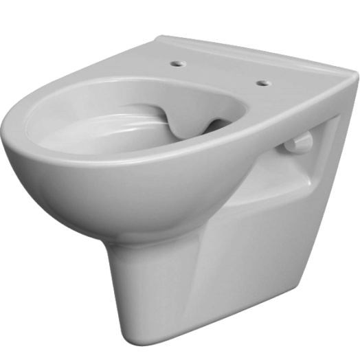 PARVA FALI WC PEREM NÉLKÜLI, FEHÉR KERÁMIA, WC ÜLŐKE NÉLKÜL