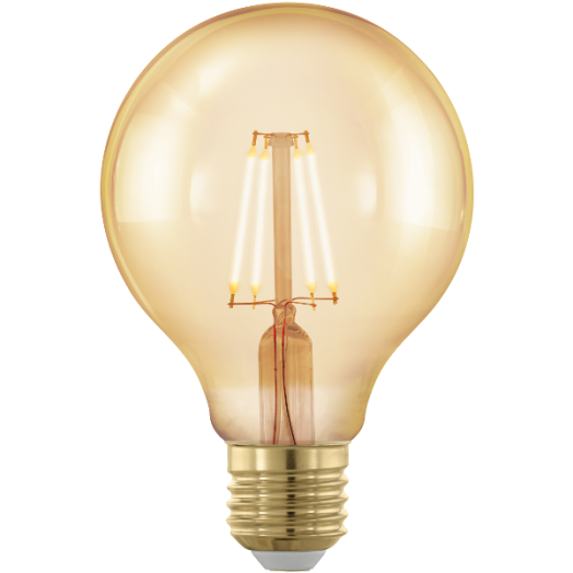 LED FÉNYF. E27 G80 4W 1700K 320LM GOLD AGE VINTAGE