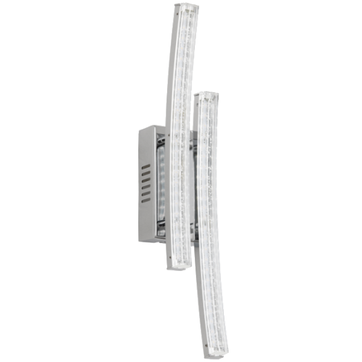 PERTINI LED FALILÁMPA 2X3W KRÓM 760LM KRÓM 3000K FÉNYFORRÁSSAL LED - A+