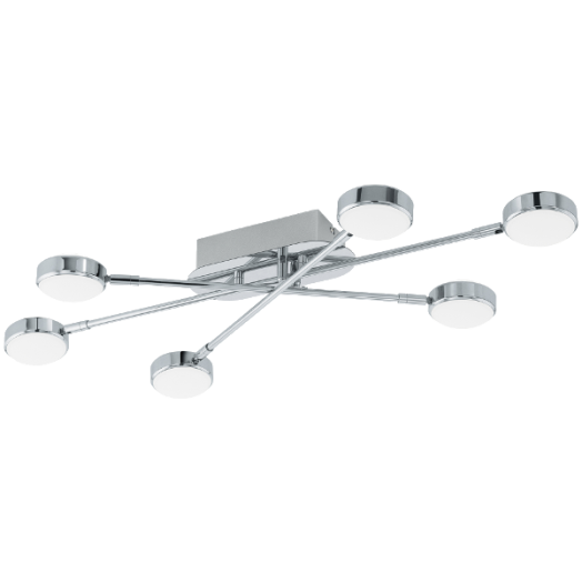 SALTO 2 LED MENNYEZETI LÁMPA 6X5,4W 3840LM 3000K FÉNYFORRÁSSAL LED - A+