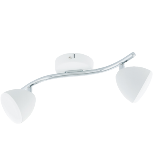 CALVOS LED SPOT 2X6W 1000LM FEHÉR 3000K FÉNYFORRÁSSAL LED