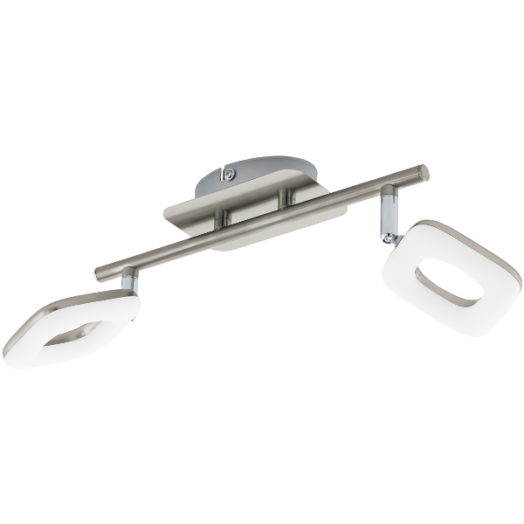 LITAGO LED SPOT 2X4W 700LM 3000K MATT NIKKEL FÉNYFORRÁSSAL LED - A+