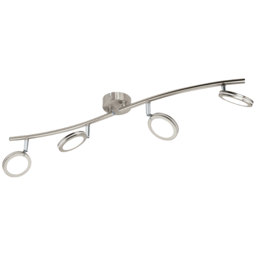 KARYSTOS LED SPOT 4X4W 1520LM 3000K MATT NIKKEL FÉNYFORRÁSSAL LED - A+