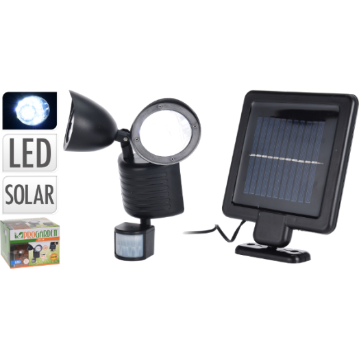 SZOLÁR REFLEKTOR 22LED MOZ.ÉRZÉKELŐ 1XLI-ION 3.7V 1200MAH,MŰA.,5M KÁBEL