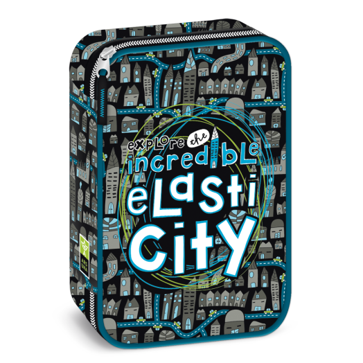 Elasti City többszintes tolltartó