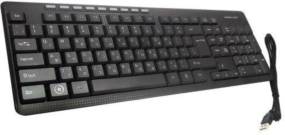 Silverline KB-MM818 billentyűzet, fekete