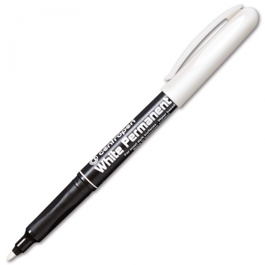Centropen 2686 permanent marker fehér