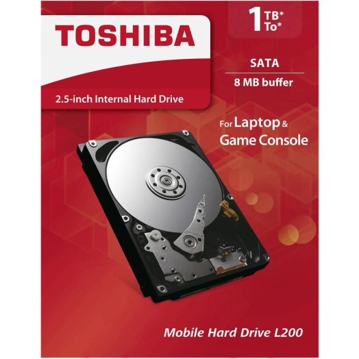 Toshiba 2,5'' belső HDD 1 TB