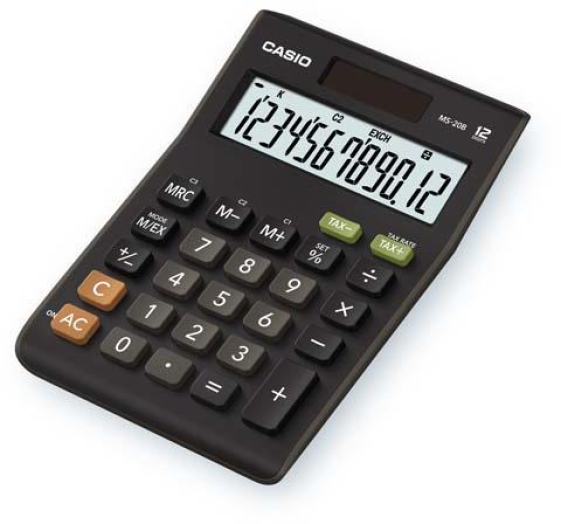Casio MS 20 B S számológép