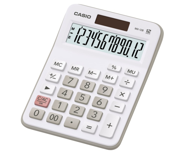 Casio MX 12 B WE számológép