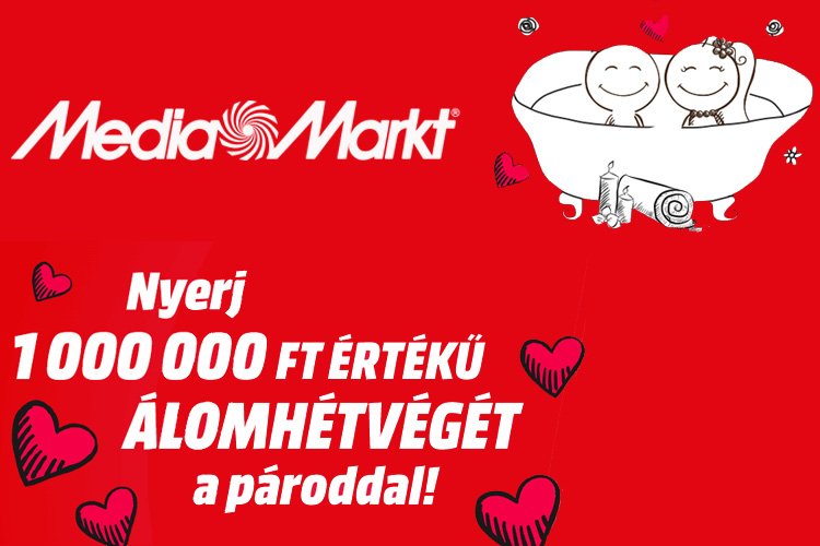 Valentin-napi játék a Media Marktban