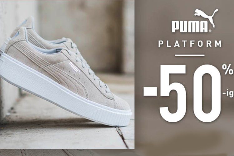 Puma platform cipők 50% kedvezménnyel!